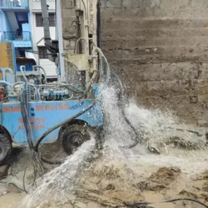 Robo borewell drilling